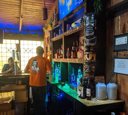 Finally completed my dream home tiki bar: The Hammered Helmsman : r/Tiki