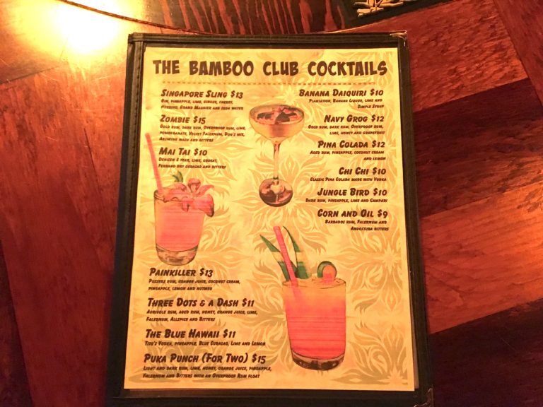 Tiki Bar Review #54 The Bamboo Club – Long Beach CA - Tiki With Ray