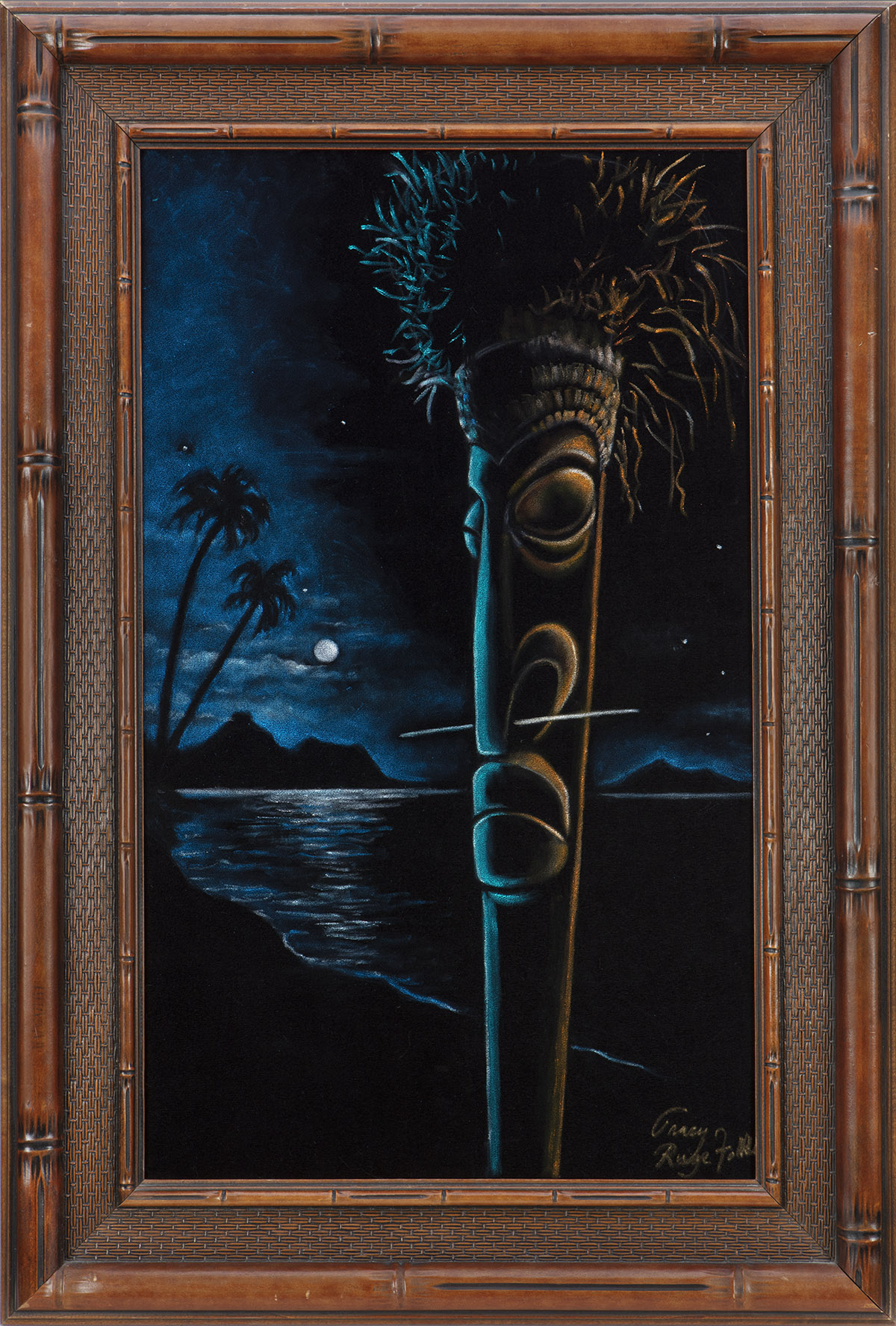 Tiki VIP #48 Tracy Folks – Black Velvet Painter (Mid Mod Design Team ...